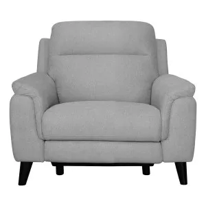 Forbes Recliner Armchair in Mars Silver by OZ Design, a Chairs for sale on Style Sourcebook