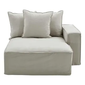 Ella Sofa Chaise RHF in Lis Beige by OZ Design, a Sofas for sale on Style Sourcebook