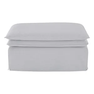 Evie Ottoman in Lak Grey by OZ Design, a Ottomans for sale on Style Sourcebook