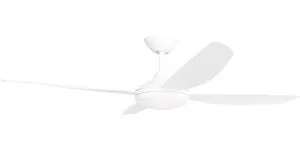 Calibo Vanga 56" DC Smart Ceiling Fan with LED Light and Remote Control White by Calibo, a Ceiling Fans for sale on Style Sourcebook