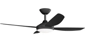 Calibo Vanga 48" DC Smart Ceiling Fan with LED Light and Remote Control Black by Calibo, a Ceiling Fans for sale on Style Sourcebook