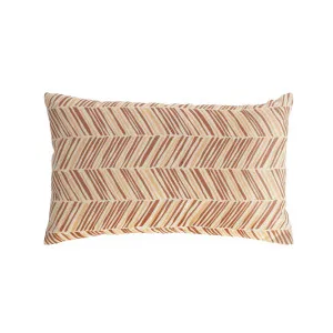 Uriana 100% cotton cushion cover in brown and yellow 30 x 50 cm by null, a Kids Cushions for sale on Style Sourcebook