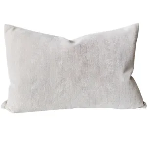 Ellie Herringbone Cushion 40x60cm Lumbar - Cream White by null, a Cushions, Decorative Pillows for sale on Style Sourcebook