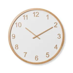 Sienna Wall Clock White - 60cm x 5cm by null, a Clocks for sale on Style Sourcebook