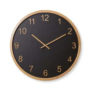 Kaylen Wall Clock Black - 60cm x 5cm by null, a Clocks for sale on Style Sourcebook