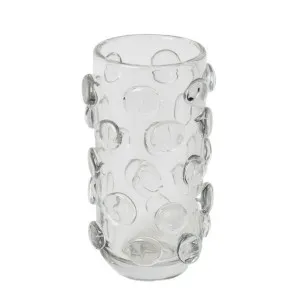 Chioma Vase Glass Clear - 26cm by null, a Vases & Jars for sale on Style Sourcebook