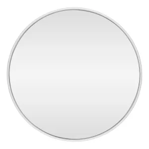 Penny Round Mirror 120cm in Matte White by OZ Design, a Mirrors for sale on Style Sourcebook