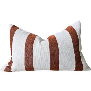 Palma Corduroy Cushion 40x60cm Lumbar - Off White | Rust by null, a Cushions, Decorative Pillows for sale on Style Sourcebook
