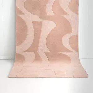 Sierra Peach Wool Rug by null, a Contemporary Rugs for sale on Style Sourcebook