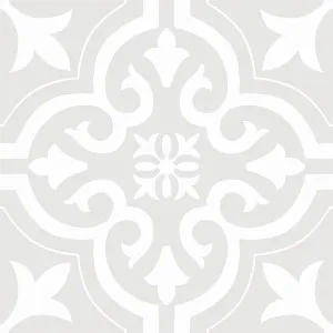 Flourish Motif Grey Textured Tile by null, a Outdoor Tiles & Pavers for sale on Style Sourcebook