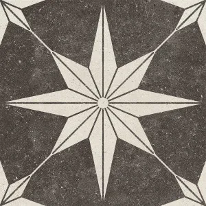 Florence Stone Star Black Textured Tile by null, a Outdoor Tiles & Pavers for sale on Style Sourcebook
