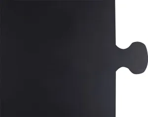 Jigsaw Black Key Piece Gloss Tile by null, a Porcelain Tiles for sale on Style Sourcebook