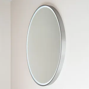 Sphere LED Mirror 610 Brushed Nickel by null, a Illuminated Mirrors for sale on Style Sourcebook