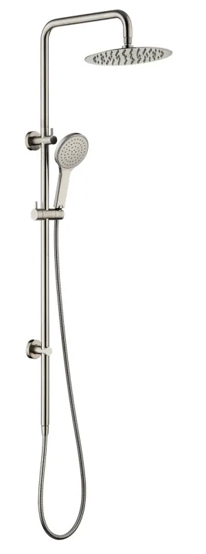 Kaya Twin Shower Brushed Nickel by null, a Laundry Taps for sale on Style Sourcebook