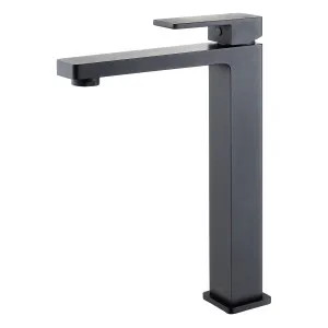 Ceram Vessel Basin Mixer Matte Black by null, a Bathroom Taps & Mixers for sale on Style Sourcebook