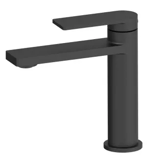 Ruki Basin Mixer Matte Black by null, a Bathroom Taps & Mixers for sale on Style Sourcebook