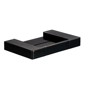 Ceram Soap Dish Matte Black by null, a Soap Dishes & Dispensers for sale on Style Sourcebook