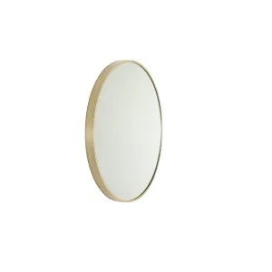 Modern Round Framed Mirror 610 Brushed Brass by null, a Vanity Mirrors for sale on Style Sourcebook