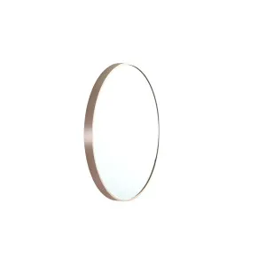 Modern Round Framed Mirror 810 Rose Gold by null, a Vanity Mirrors for sale on Style Sourcebook