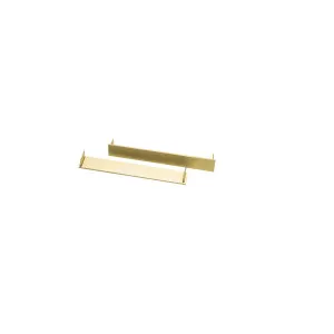 Lauxes Next Generation Floor Grate End Caps 14mm High (Pack of 2) - Matt Yellow Gold by null, a Shower Grates & Drains for sale on Style Sourcebook