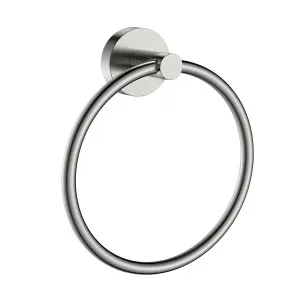 Misha Towel Ring Brushed Nickel by null, a Towel Rails for sale on Style Sourcebook