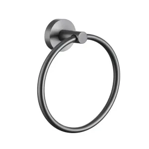 Misha Towel Ring Gun Metal by null, a Towel Rails for sale on Style Sourcebook