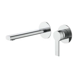 Lina Wall Basin Set Straight 200 Chrome by null, a Bathroom Taps & Mixers for sale on Style Sourcebook