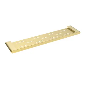 Lina Metal Shower Shelf 550 Brush Gold by null, a Shelves & Soap Baskets for sale on Style Sourcebook