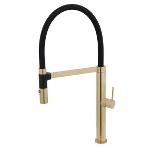 Kaya Sink Mixer Pull Out/Pull Down Gooseneck 231 Urban Brass by null, a Kitchen Taps & Mixers for sale on Style Sourcebook