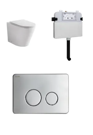 Java In-wall FS Suite S&P Round Metal Chrome Button by null, a Toilets & Bidets for sale on Style Sourcebook