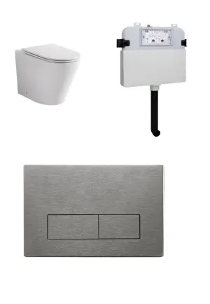 Java In-wall FS Suite S&P Square Metal Brushed Nickel Button by null, a Toilets & Bidets for sale on Style Sourcebook