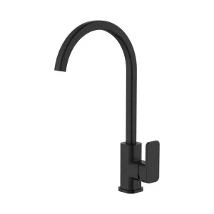 Platz Sink Mixer 200 Matt Black by null, a Kitchen Taps & Mixers for sale on Style Sourcebook