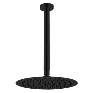 Kaya Overhead Ceiling Shower Matte Black by null, a Shower Heads & Mixers for sale on Style Sourcebook