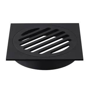 KFG Grate Matt Black 85x85x755 by null, a Shower Grates & Drains for sale on Style Sourcebook