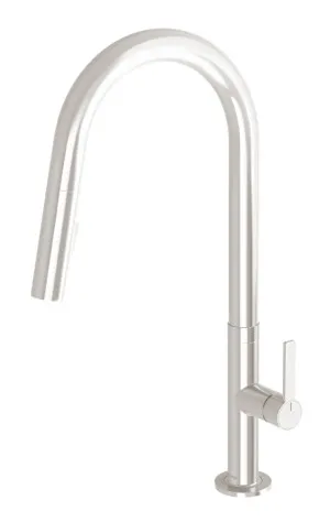 Lexi MkII Sink Mixer Pull Out/Pull Down Gooseneck 253 Brushed Nickel by null, a Laundry Taps for sale on Style Sourcebook