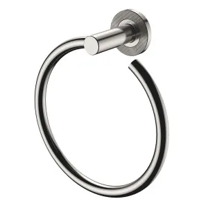 Axle Towel Ring Brushed Nickel by null, a Towel Rails for sale on Style Sourcebook