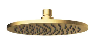 Shower Head only Round 200 Brushed Gold by null, a Laundry Taps for sale on Style Sourcebook