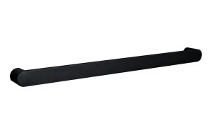 Towel Rail Heated Round 800 Matte Black by null, a Towel Rails for sale on Style Sourcebook