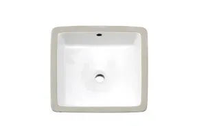 Carina Undermount Basin NTH Ceramic 350X350 Gloss White by null, a Basins for sale on Style Sourcebook