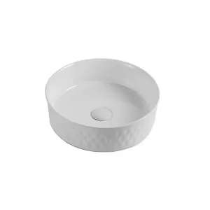Florencia Diamond Vessel Basin NTH Ceramic 360 Gloss White by null, a Basins for sale on Style Sourcebook