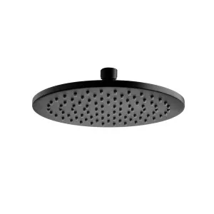 Shower Head only Round 200 Matte Black by null, a Shower Heads & Mixers for sale on Style Sourcebook
