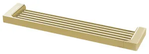 Gloss Shower Shelf 400 Brushed Gold by null, a Shelves & Soap Baskets for sale on Style Sourcebook