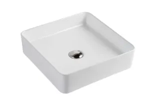Carina Vessel Basin NTH Ceramic 405X405 Gloss White by null, a Basins for sale on Style Sourcebook