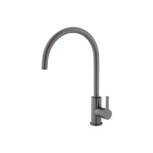 Sansa Sink Mixer Gooseneck 205 Gun Metal by null, a Laundry Taps for sale on Style Sourcebook