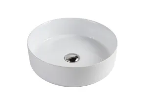 Caval Vessel Basin NTH Ceramic 410X410 Gloss White by null, a Basins for sale on Style Sourcebook