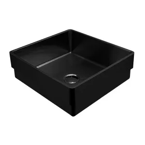 Milan Vessel Basin NTH Stainless Steel 400X370 Brushed Black by null, a Basins for sale on Style Sourcebook