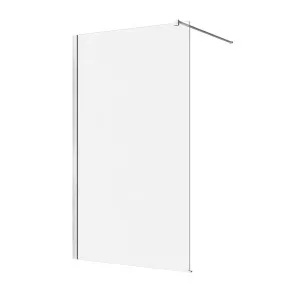 Suttor Single Entry Screen Frameless 1160X2000 BrushedNickel by null, a Shower Screens & Enclosures for sale on Style Sourcebook