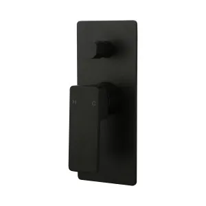 Ceram Wall/Shower Mixer w Diverter Matte Black by null, a Shower Heads & Mixers for sale on Style Sourcebook