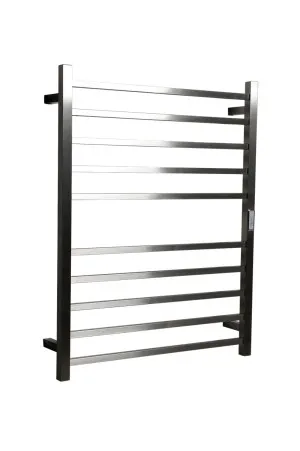 Towel Rail Heated Flat Square 700X900 Brushed Nickel by null, a Towel Rails for sale on Style Sourcebook