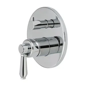 Eleanor Wall/Shower Mixer w Diverter Chrome by null, a Shower Heads & Mixers for sale on Style Sourcebook